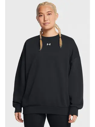 Світшот UA Rival Fleece OS Crew Under Armour XS Чорний