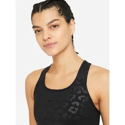 Топ Nike W NP DF SWSH LEPARD SHINE BRA