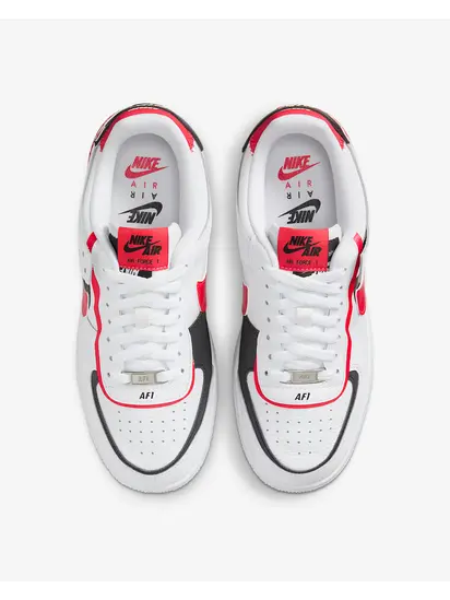Кросівки Nike W AF1 SHADOW, білий з червоним