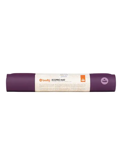 Килимок для йоги Bodhi EcoPro фіолетовий 185x60x0.4 см