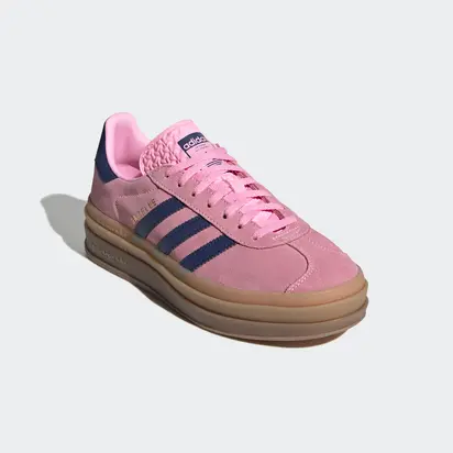 Кросівки Adidas Gazelle Bold W, рожевий з синім