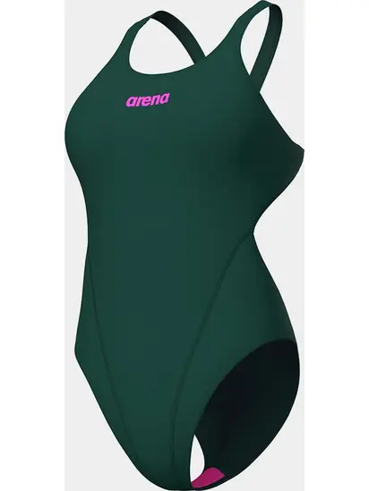Купальник закритий для жінок Arena TEAM SWIMSUIT SWIM TECH SOLID темно-зелений
