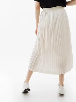 Спідниця Puma YONA SUNP Plissee Skirt, бежевий
