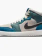 Кросівки Jordan 1 Mid Anti-Gravity Machines (W), сірий з синім