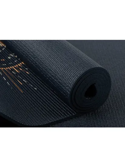 Килимок для йоги Bodhi Leela Lunalign - Фази Місяця Midnight Blue 183x60x0.45 см