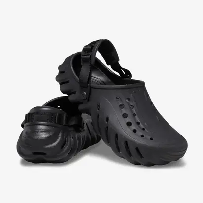 Крокси Crocs Echo Clog Bone/Blk, чорний