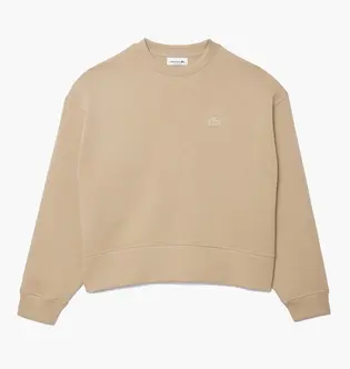 Світшот жіночий Lacoste Oversize Fit Beige 36