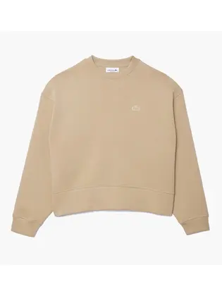 Світшот жіночий Lacoste Oversize Fit Beige 36