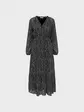 Сукня ONLSTAR L/S MAXI DRESSWVN CHARM FLOWER ONLY M Чорний