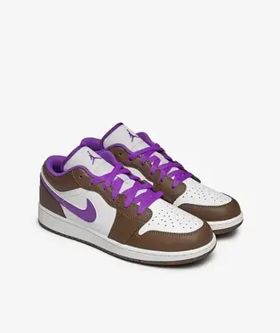 Кросівки Jordan 1 Low Purple Mocha, коричневий