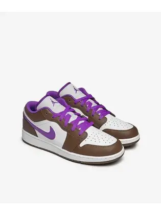 Кросівки Jordan 1 Low Purple Mocha, коричневий