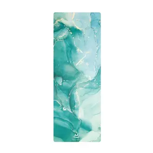 Килимок для йоги замшевий Sitara Emerald Marble RAO 183×68×0.3 см