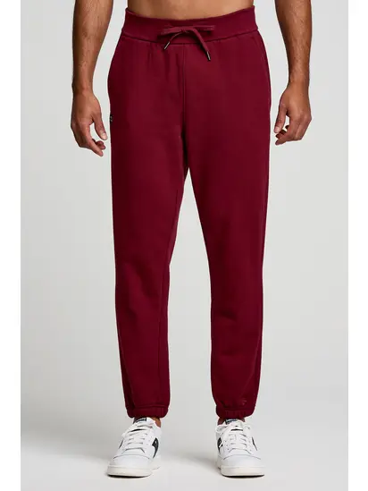 Штани Saucony RECOVERY SWEATPANT, бордовий