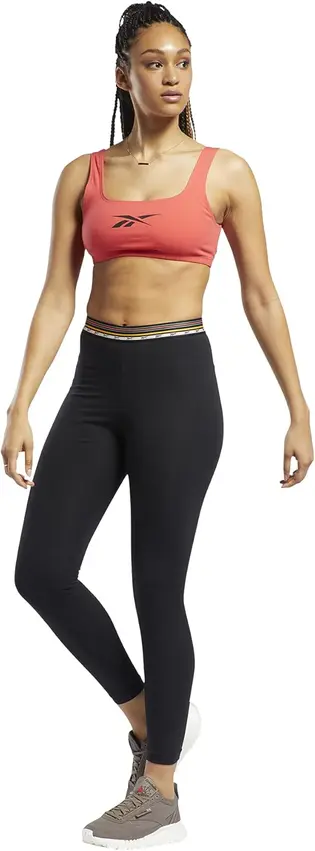 Топ Reebok Women's Classic Premium Foundation Logo Cotton Sports Bra