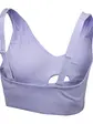 Топ Nike W NK DF INDY PLUNGE CUTOUT BRA, фіолетовий