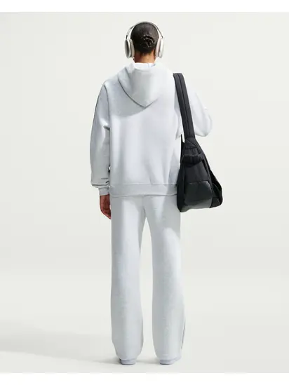 Толстовка Nike W STDO FLC OS PO HDY GLS, світло-сірий