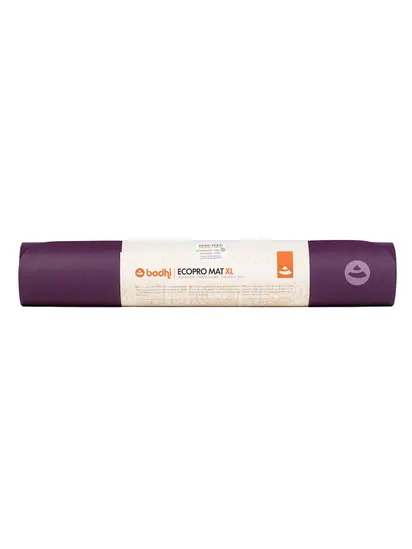 Килимок для йоги Bodhi EcoPro фіолетовий 200x60x0.4 см