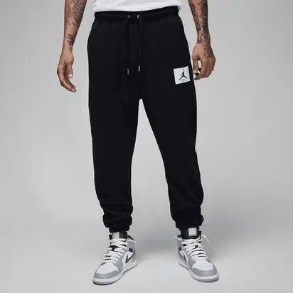 Костюм Jordan Essentials Fleece Hoodie Black Flight Fleece Pants Black
