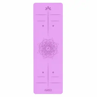 Килимок для йоги Ganesh Align Amber Lilac 183×61×0.4 см