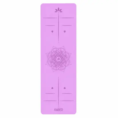 Килимок для йоги Ganesh Align Amber Lilac 183×61×0.4 см