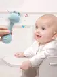 Брязкальце зайчик силіконове, 13 см, капучино