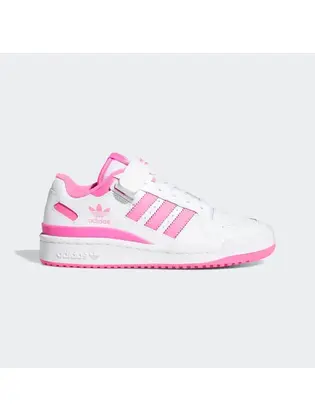 Кросівки Adidas Forum Low J, білий з рожевим