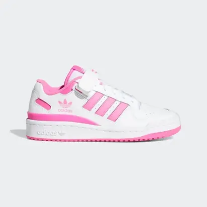 Кросівки Adidas Forum Low J, білий з рожевим