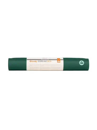 Килимок для йоги Bodhi Ecopro XW XL темно-зелений 200x66x0.4 см