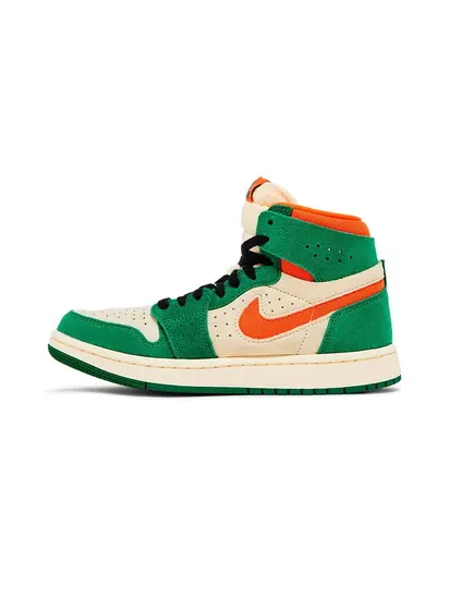 Кросівки JORDAN 1 ZOOM, зелений з помаранчевим