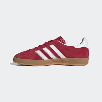 Кросівки Adidas Gazelle Indoor, бордовий з білим