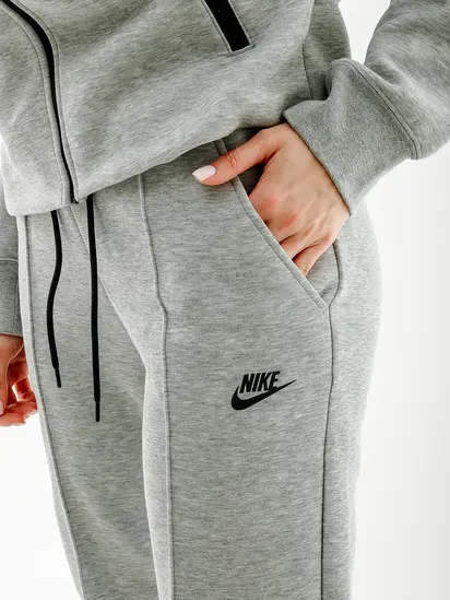 Штани Nike W NSW TCH FLC MR JGGR, сірий