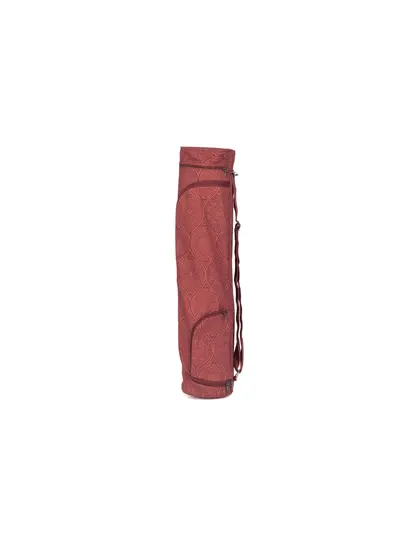 Сумка-чохол для йоги Asana Bag Cotton Mayuri Maharaja Collection Bodhi 60 см темно-червоний