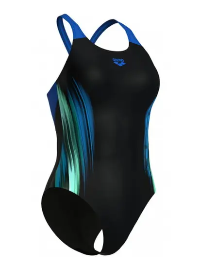 Купальник комплект Arena BREATH SWIMSUIT V BACK LB, чорний