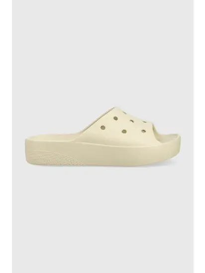 Тапочки CLASSIC PLATFORM SLIDE CROCS W6 (36-37) Бежевий