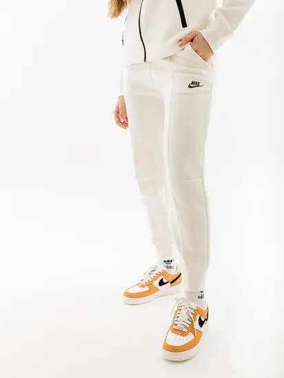 Штани Nike W NSW TCH FLC MR JGGR, білий