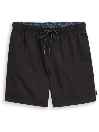 Шорти для плавання swim shorts with drawstring Tom Tailor M Чорний