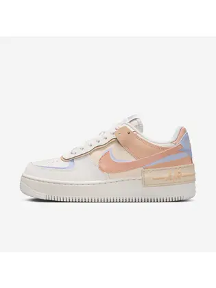 Кросівки Nike W AF1 SHADOW, білий з персиковим
