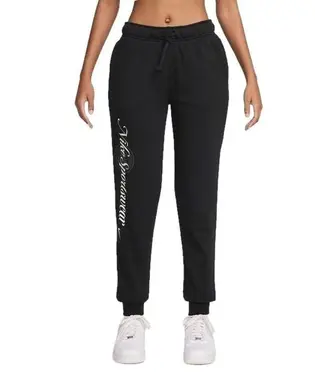 Штани W NSW CLUB FLC GX STD PANT Nike L Чорний