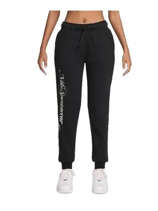 Штани W NSW CLUB FLC GX STD PANT Nike L Чорний