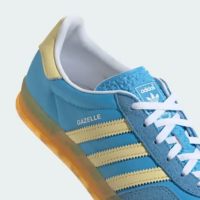 Кросівки Adidas Gazelle Indoor, блакитний з жовтим