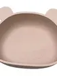 Тарілка глибока ведмедик на присосці, 13 см, пряжене молоко
