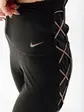 Лосини Nike W NK ONE DF HR 7/8 TIGHT NVLTY, чорний