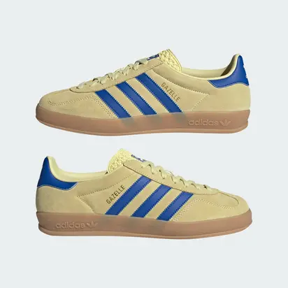 Кросівки Adidas Gazelle Indoor, жовтий з синім