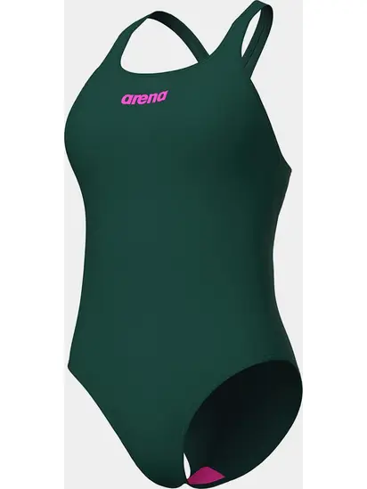 Купальник закритий для жінок Arena TEAM SWIMSUIT SWIM PRO SOLID темно-зелений