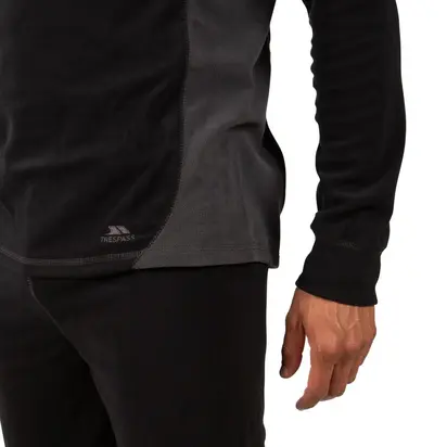 Термобілизна набір THRILLER - UNISEX M/FLEECE BASE LAYER Trespass XXS Чорний