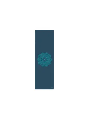 Килимок для йоги Bodhi Leela Mandala петроль — бірюзова мандала 183x60x0.45 см