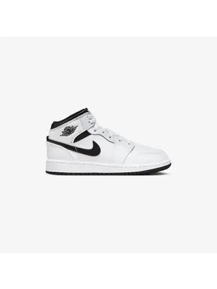 Кросівки жіночі Jordan Air 1 Mid (Gs) (), білий