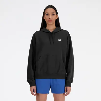 Худі жіноче New Balance Essentials Fleece Black L