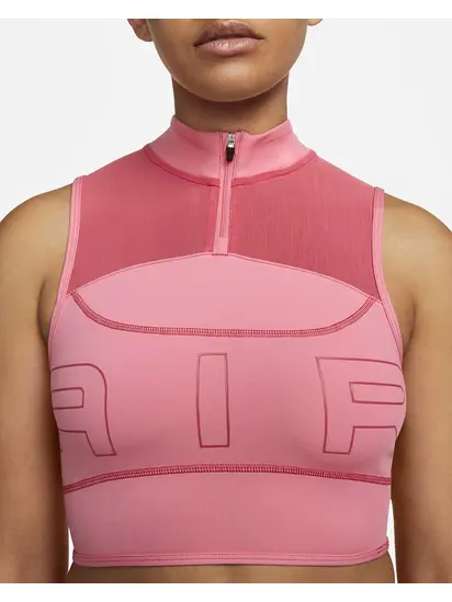 Топ Nike W NK DF AIR CROP TANK, рожевий
