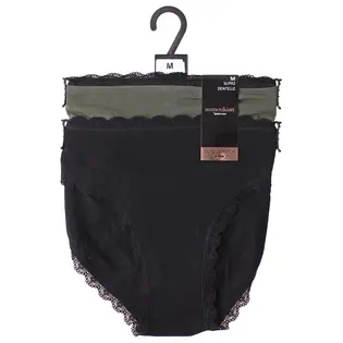 Труси Manoukian SLIPS X2 FEMME чорний, хакі L